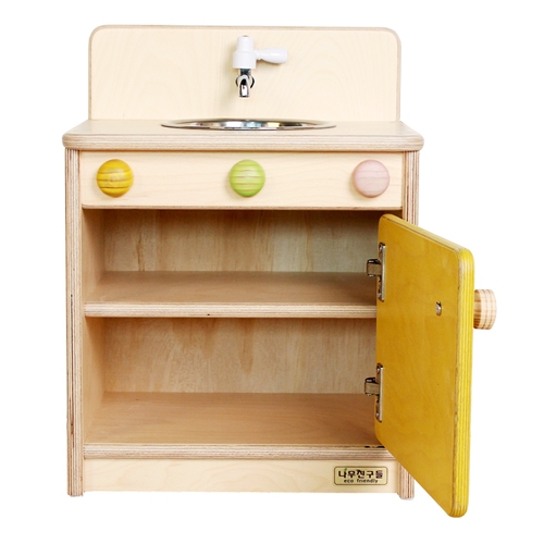 자작 원목 개수대(씽크대)