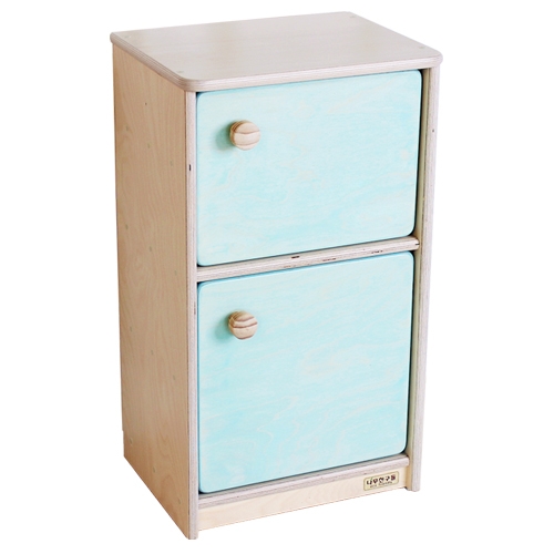 자작 원목 냉장고