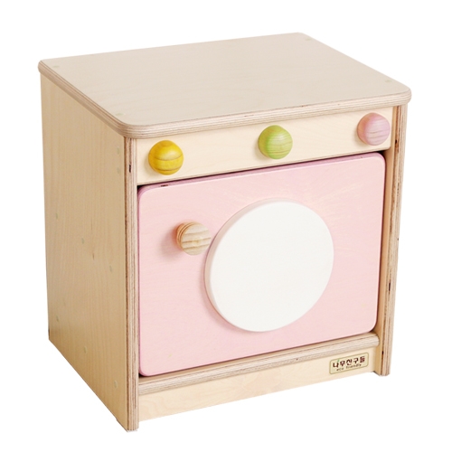 친환경 자작 원목 세탁기