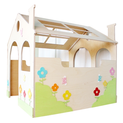 자작 원목 숲속의 집 (실내 집)