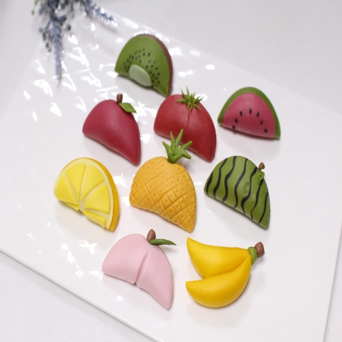 추석 송편 과일 반달떡 만들기(1인) DIY키트 라이스클레이 가정배포용 비대면키트