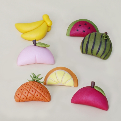 추석 송편 과일 반달떡 만들기(1인) DIY키트 라이스클레이 가정배포용 비대면키트