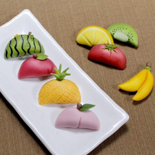 추석 송편 과일 반달떡 만들기 단체수업용 1인 DIY키트 라이스클레이 가정배포용 비대면키트