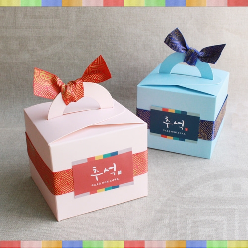 파스텔 추석 송편상자(6인)