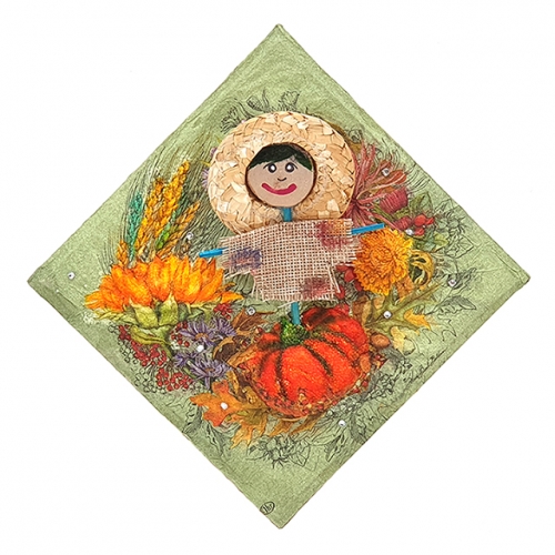 [키즈킹] 액자 만들기/허수아비 냅킨 입체 액자