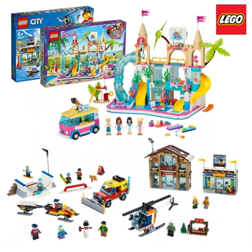 레고 시티 프렌즈 행복한 여름겨울휴가세트 41430, 60203