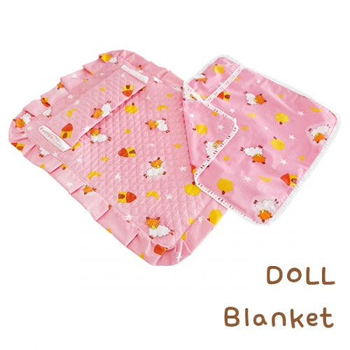 고급 인형 이불 침구세트 (패드&베개+이불)