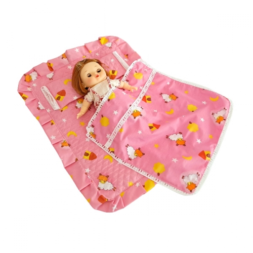 고급 이쁜이 인형 이불 침구세트 (인형 1개+패드&베개+이불)