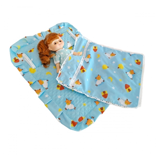 고급 이쁜이 인형 이불 침구세트 (인형 1개+패드&베개+이불)