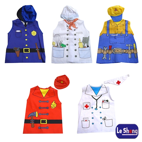 역할놀이의상 5종세트(조끼형B)