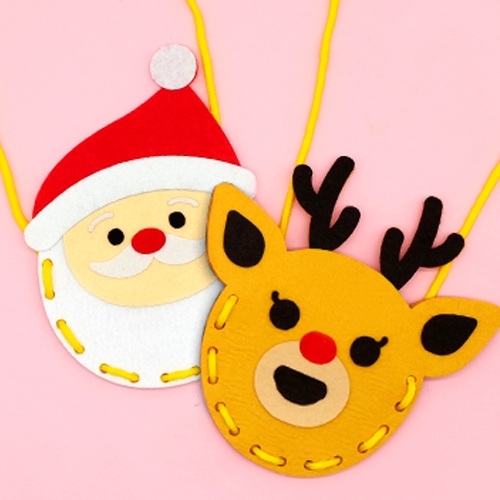 [하하당] 펠트 가방 만들기 - 크리스마스 (2종 택1)