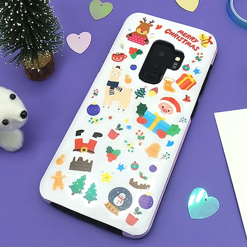 [하하당] 크리스마스 투명 스티커 2종세트