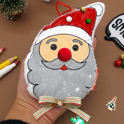 [하하당] 산타와 루돌프 오너먼트 세트