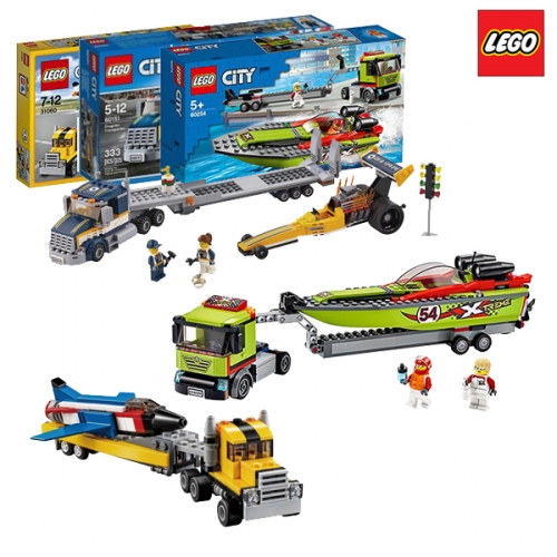 레고 육해공 수송세트 60254, 60151, 31060 (설명서코팅)