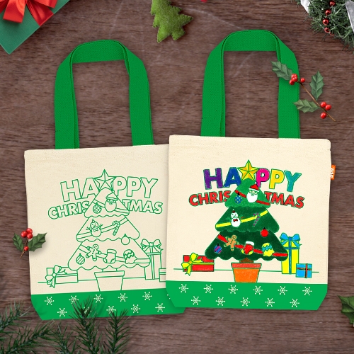 [하하당] 크리스마스 트리 에코백