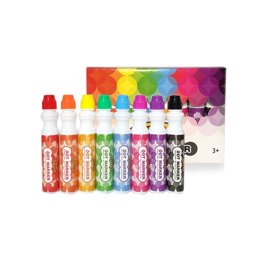 [아티바바] 도트마카 8색 /미술놀이 도트찍기 다용도수성펜 색칠놀이