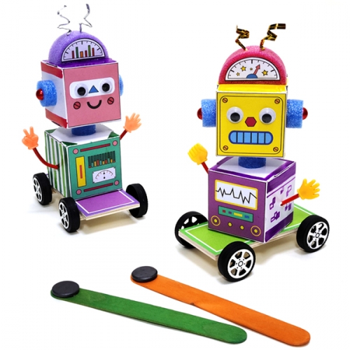 [탑키드] 만들기 달려라 로봇 자석보드 (4인용)