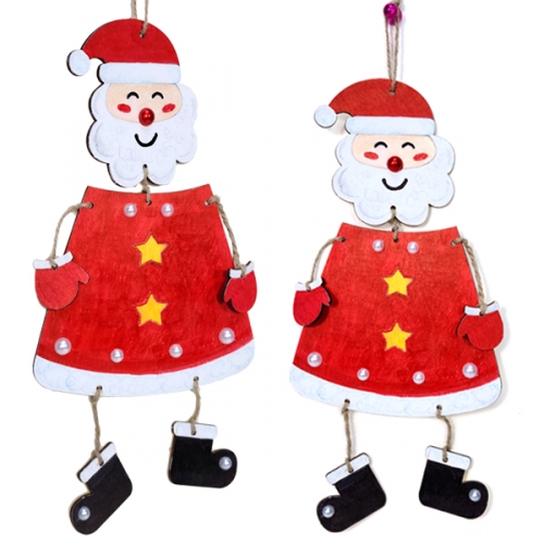 [탑키드] 크리스마스 산타 우드 장식
