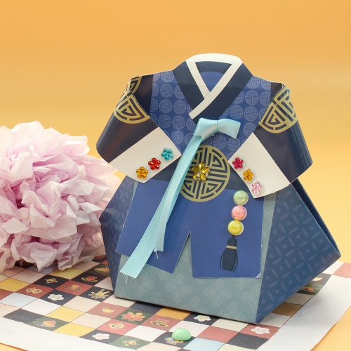 한복 복주머니 상자 5set