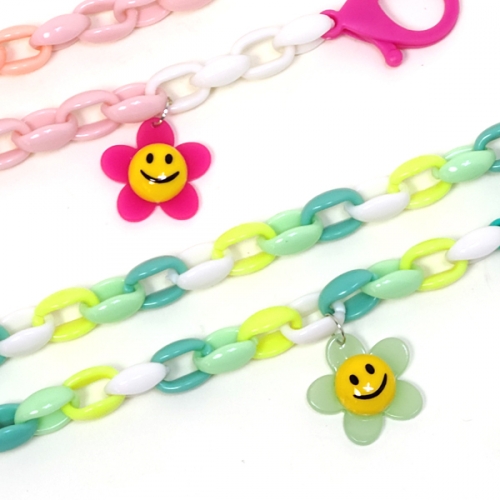 [탑키드] 스마일 꽃 펜던트 (3개 O링포함)