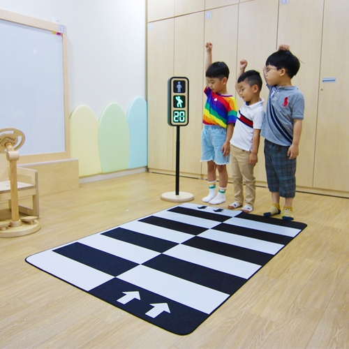 [아이땅]플레이트래픽 세트/교통놀이/교통역할놀이/안전교육