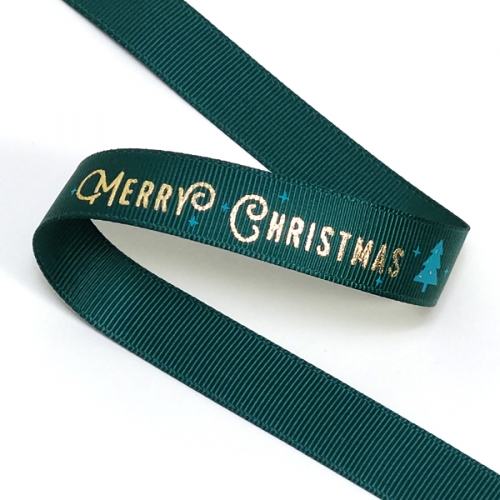 [탑키드] 메리 크리스마스 골지 리본 (폭 16mm x 2마)