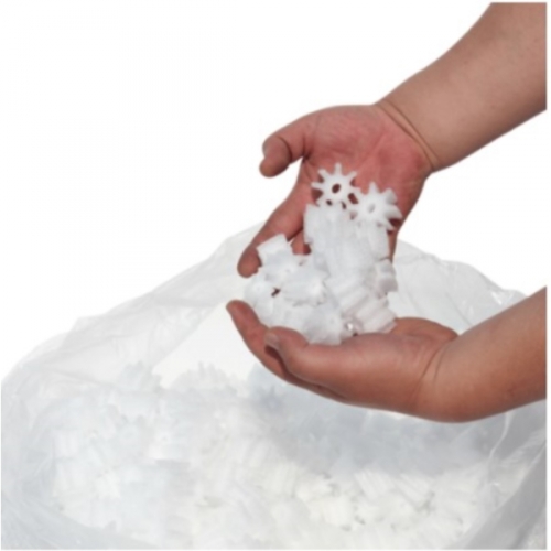 눈결정체모양 별폼폼이 눈폼폼이(100개입)-눈싸움 겨울퍼포먼스 물감놀이 물감찍기