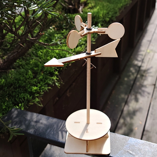 [탑키드] 반제품 나무 풍향풍속계