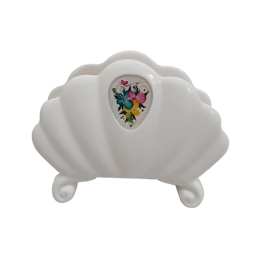 압화도자기/수국꽂을담은선물/주방소품/냅킨꽂이/라이스페이퍼꽂이겸용