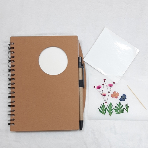 봄체험/압화노트만들기/베이지쎄트/압화풍경패키지/누름꽃체험쎄트/압화체험재료