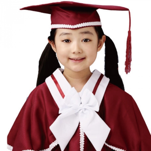 어린이집 유치원 모자+졸업가운 세트 졸업 수료 졸업식 수료식