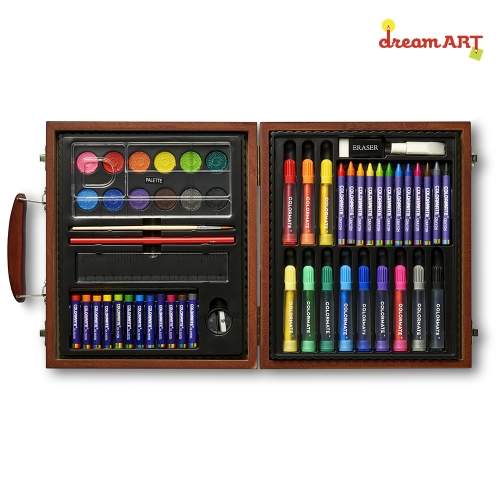 드림아트 66종 우드케이스 미술세트