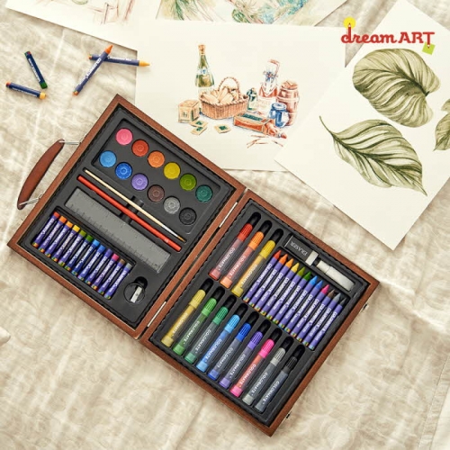 드림아트 66종 우드케이스 미술세트