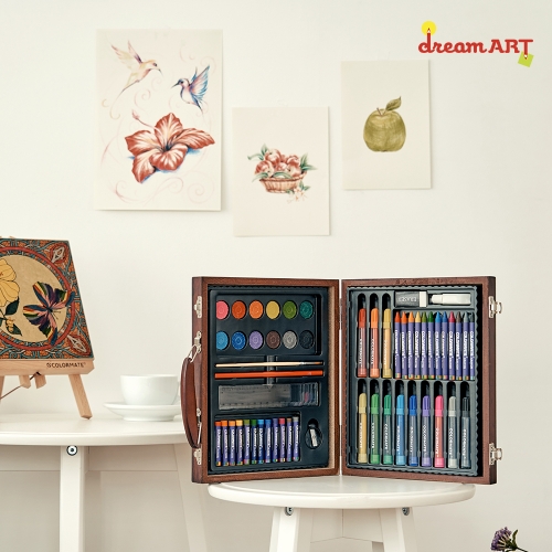 드림아트 66종 우드케이스 미술세트