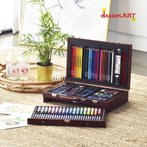 드림아트 141종 우드케이스 미술세트