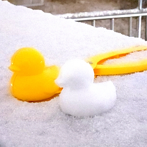 [탑키드] 스노우볼 메이커 눈오리 집게 대형