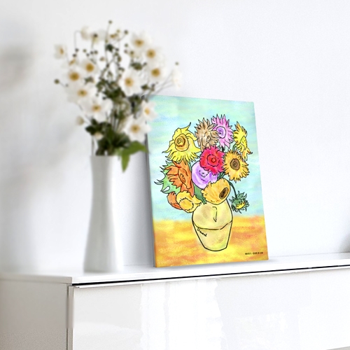 [하하당] 컬러링 캔버스 액자 - 명화 (2종 택1)