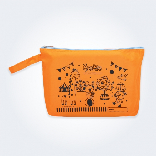 우리친구2 밀폐형(PE) 어린이도시락+가방세트(10개세트묶음)