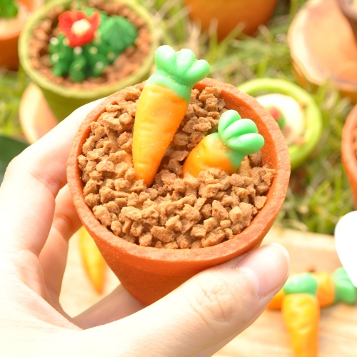 화분도 먹는 당근젤리 화분 컵케이크 만들기 10인 키트 (소분X)