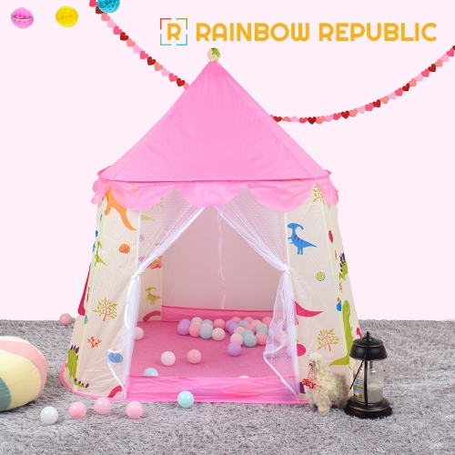 파스텔 공룡텐트