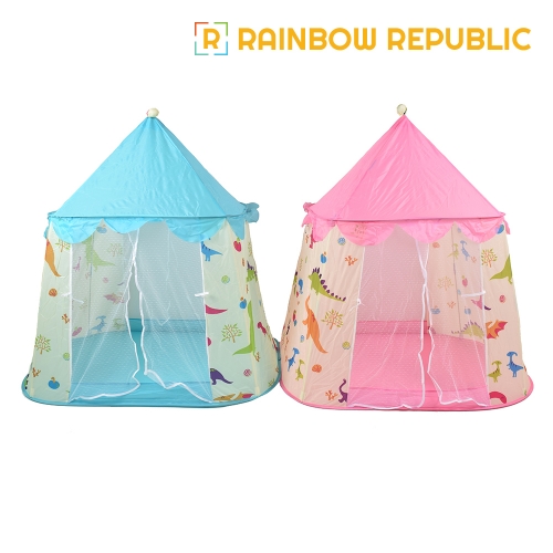 파스텔 공룡텐트