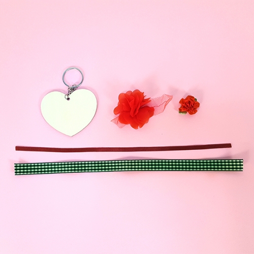 [탑키드] 만들기 카네이션 하트 우드 키링 (1인용)