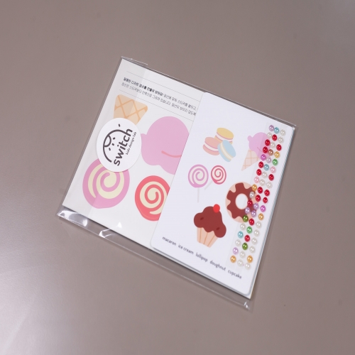 스위치 스티커 디저트 엽서 [10개묶음]