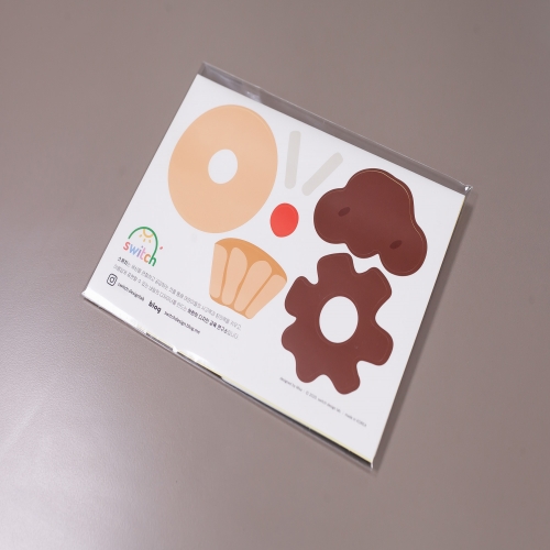 스위치 스티커 디저트 엽서 [10개묶음]