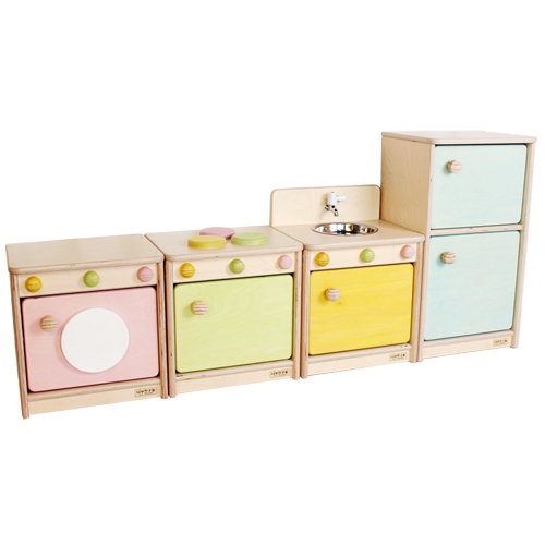 원목 주방놀이 4종세트