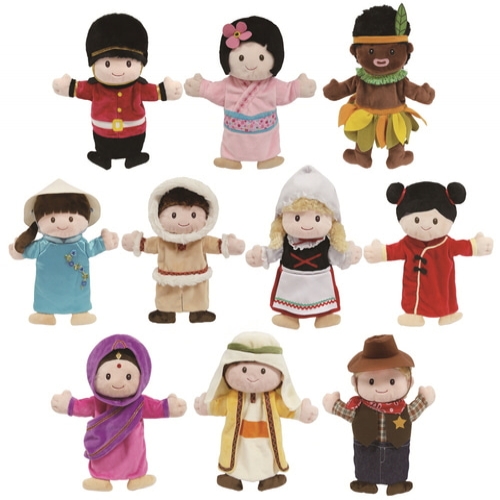 매직캐슬 손인형 세계여러나라 세트 10종