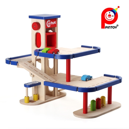 핀토이 원목주차타워