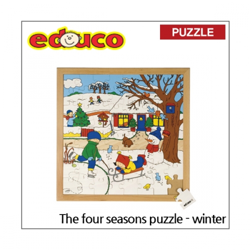 에듀코 사계절 퍼즐 1_겨울 64조각