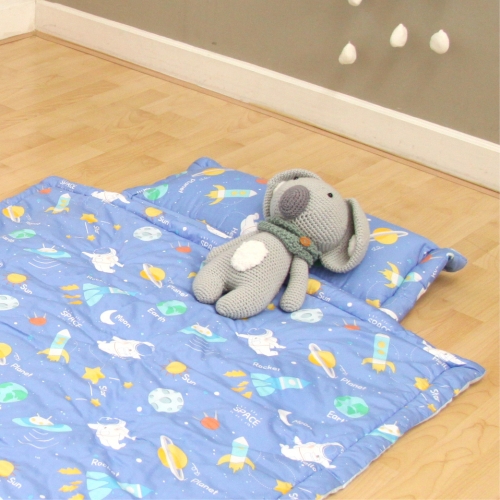 일체형 낮잠이불 스페이스(스카이블루)