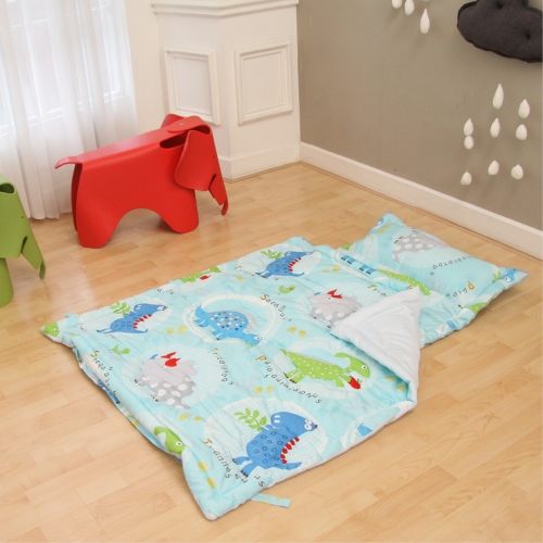 일체형 낮잠이불 공룡(스카이블루)